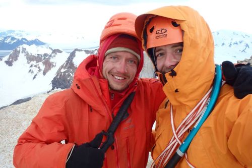 Fitz Roy Smolo a Michal - vrchol
