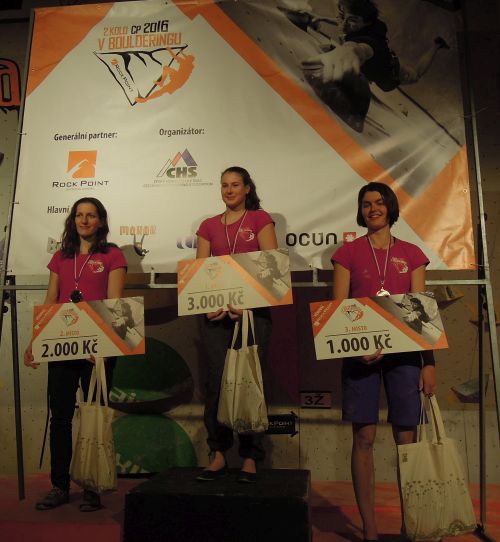 P boulder Praha 2016 Sport Expo podium eny