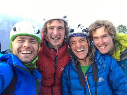 Adam Ondra Dawn Wall top (foto Pavel Blaek)