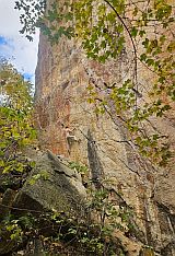 Tomkv lom - Centrln Stna